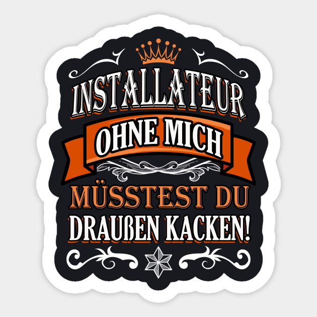 Lustiger Spruch Klempner Installateur Geschenke Klempner Lustiger